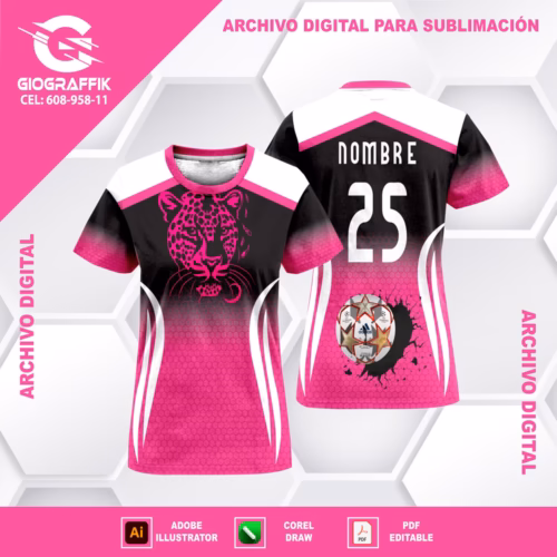 PANTERA CHINITO PATTERN MAGENTA BLACK