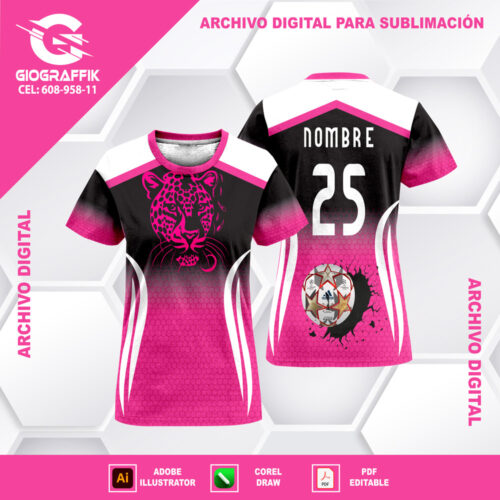 PANTERA CHINITO PATTERN MAGENTA BLACK