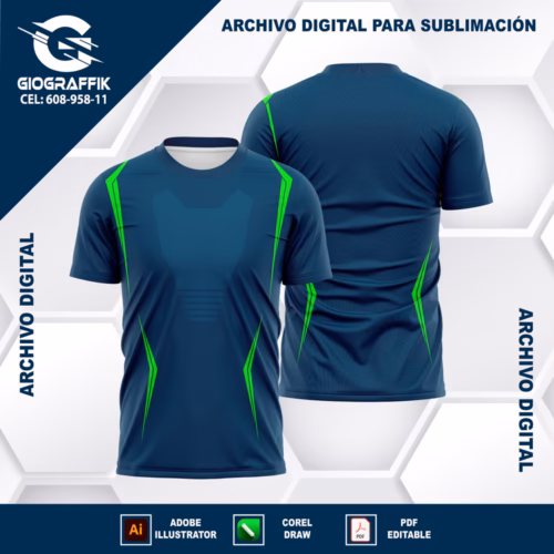 PECHERA BLUE MARINO GREEN CHINITO