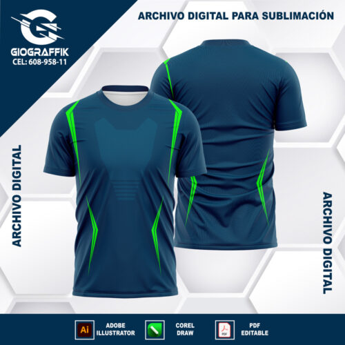 PECHERA BLUE MARINO GREEN CHINITO