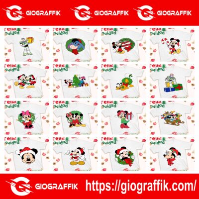 PLAREYAS NAVIDAD - DISNEY MICKEY MINNIE POOH STITCH VARIOS