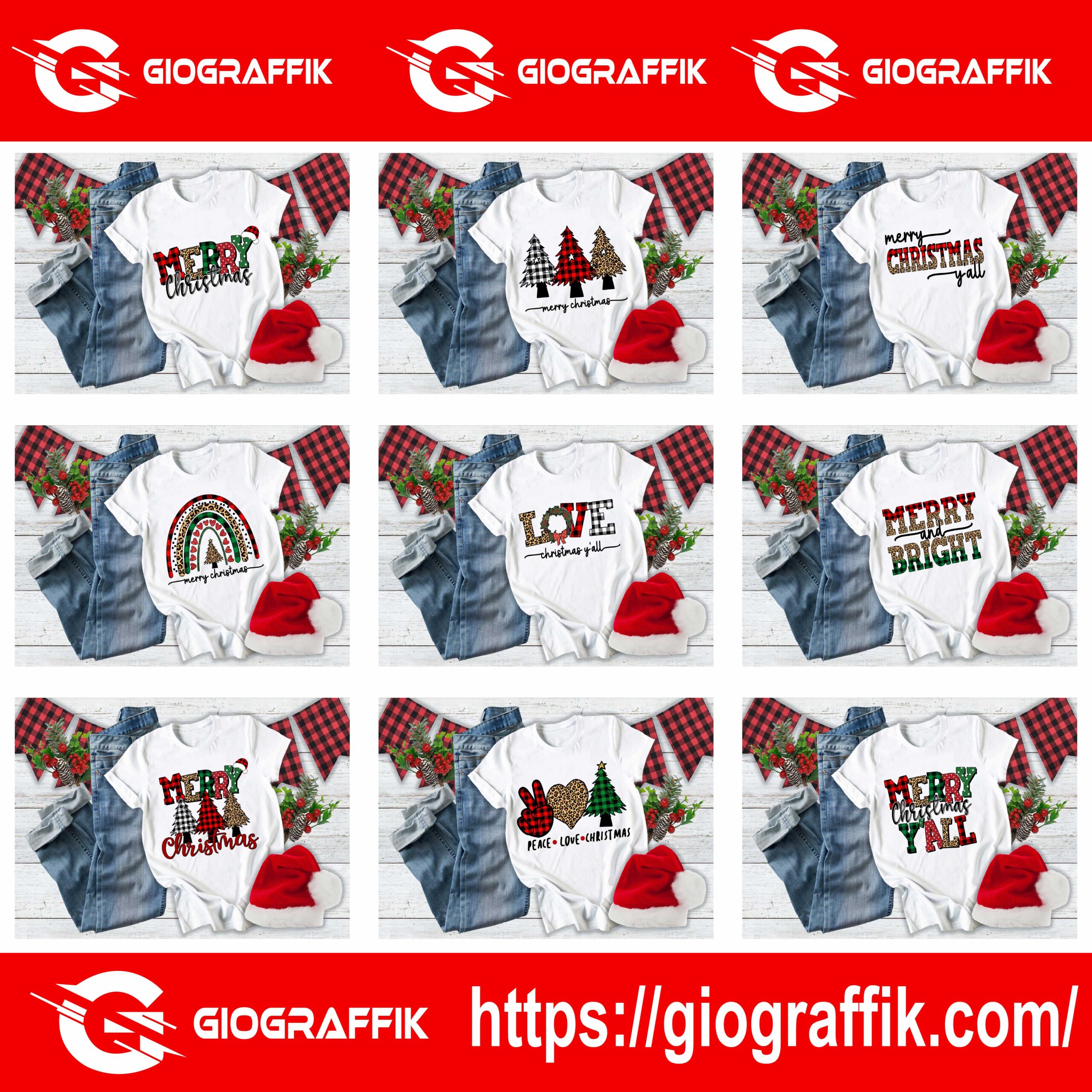 PLAYERAS MERRY CHRISTMAS NAVIDAD