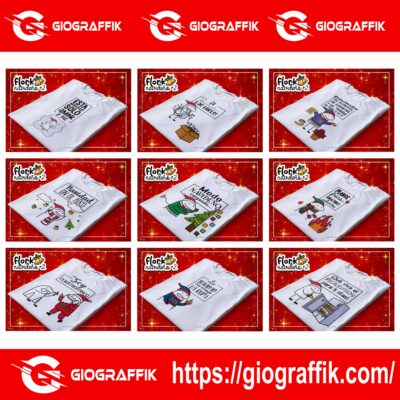 PLAYERAS NAVIDAD - FLORK MENSAJES GIOGRAFFIK