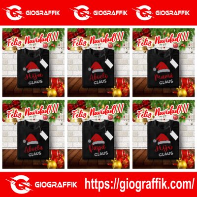 POLOS - FAMILIA CLAUS NAVIDAD