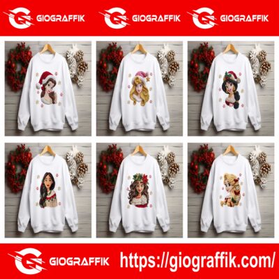 PRINCESAS NAVIDAD BORDADOS