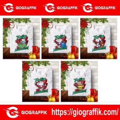 SNOOPY PLAYERAS NAVIDEÑAS
