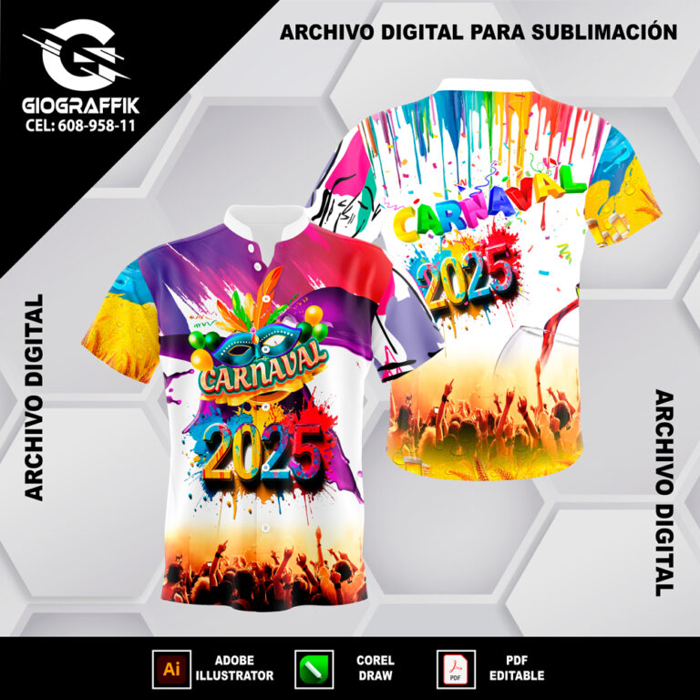 TARIJA CARNAVALERO 2026 GRUNGE COLORIDO
