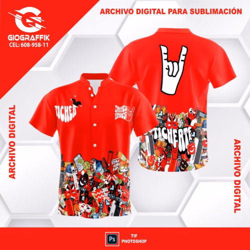 TICHER RED CARNAVAL PEOPPLE