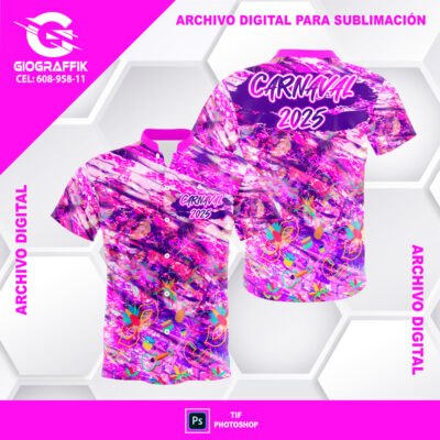 TRAMA MAGENTA MORADO CARNAVAL GRUNGE