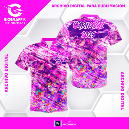 TRAMA MAGENTA MORADO CARNAVAL GRUNGE