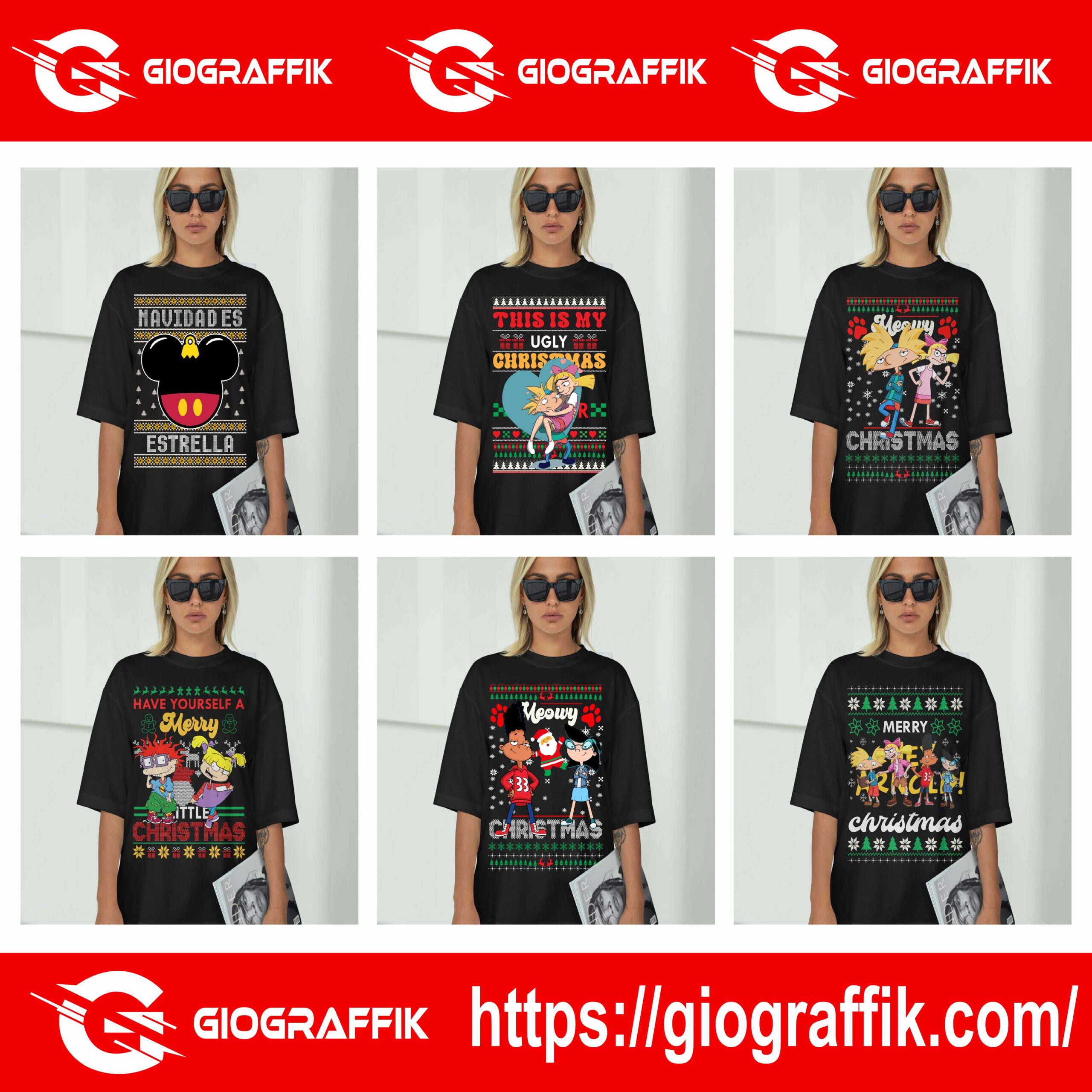 UGLY NAVIDAD CARTOON