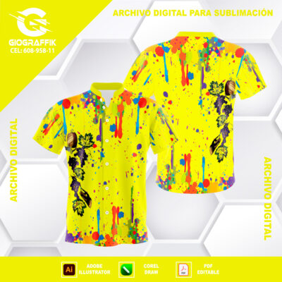 UVAS TARIJA GRUNGE YELLOW CARNAVALERO