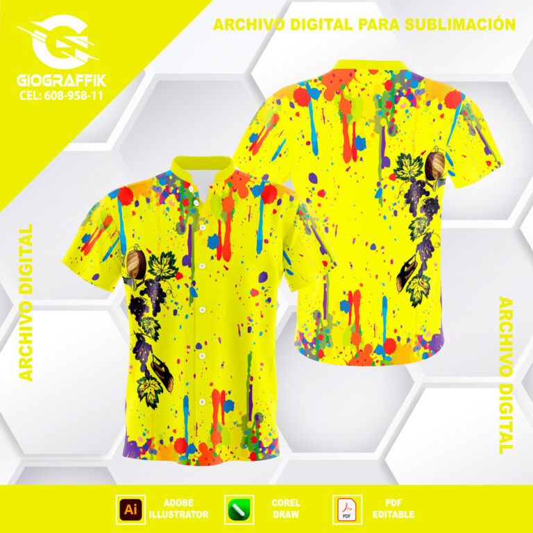 UVAS TARIJA GRUNGE YELLOW CARNAVALERO