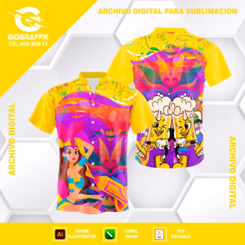 YELLOW CARNAVAL MORADO CERVEZA