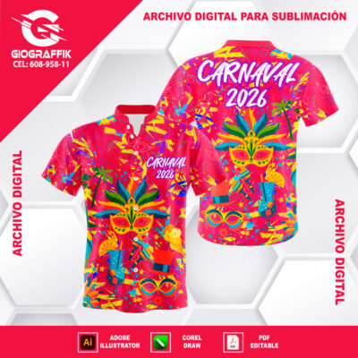 MAGENTA TRAMA CARNAVAL RED