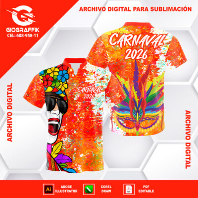 ORANGE GRUNGE CARNAVAL GRITO WHITE