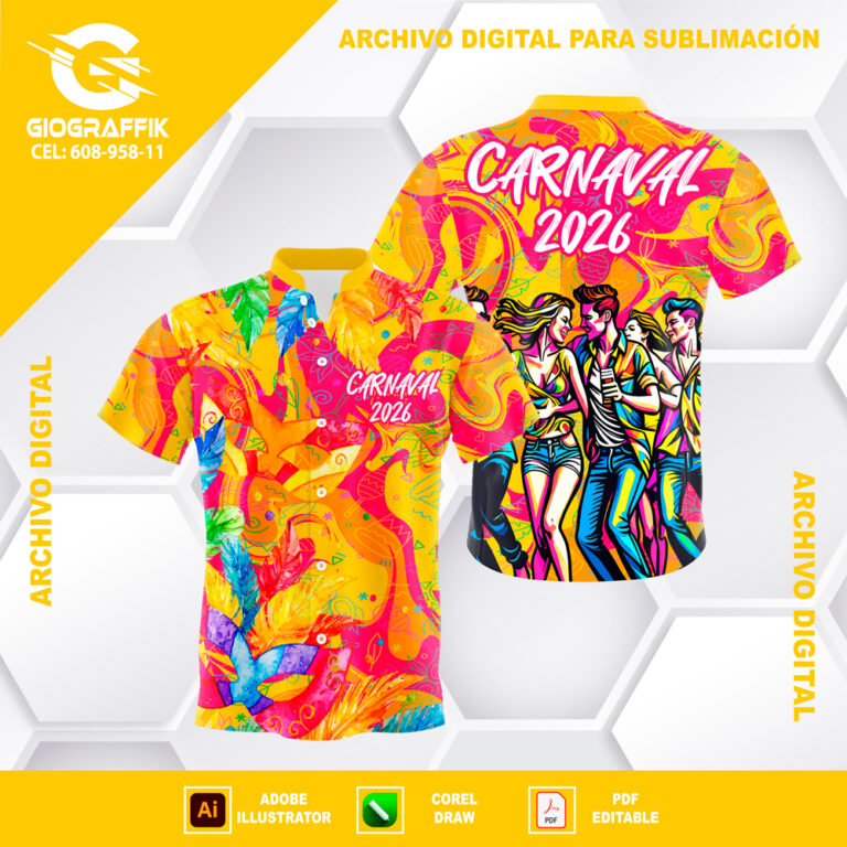 ORANGE MAGENTA PERSONAJES CARNAVAL
