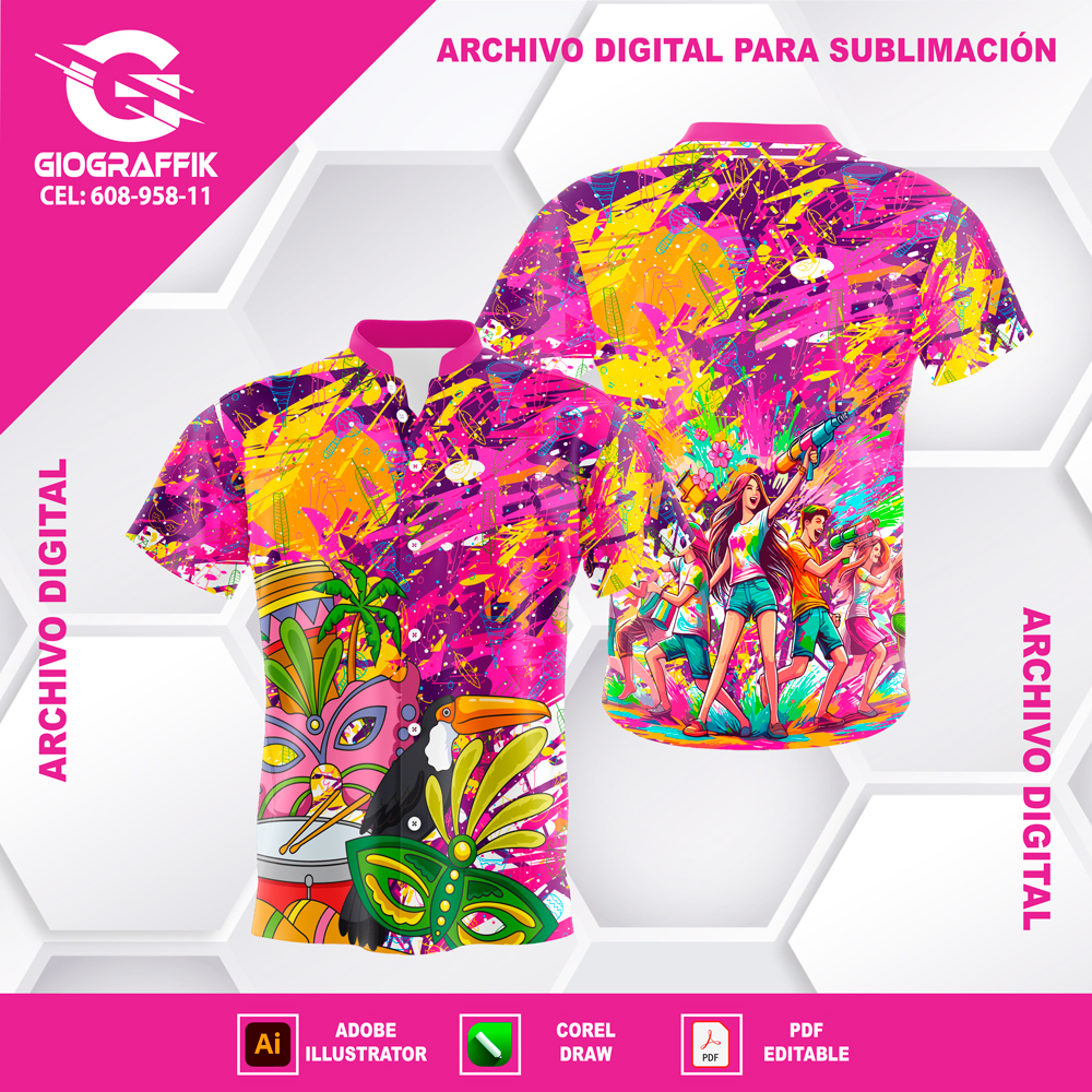 YELLOW MAGENTA PERSONAJES CARNAVAL