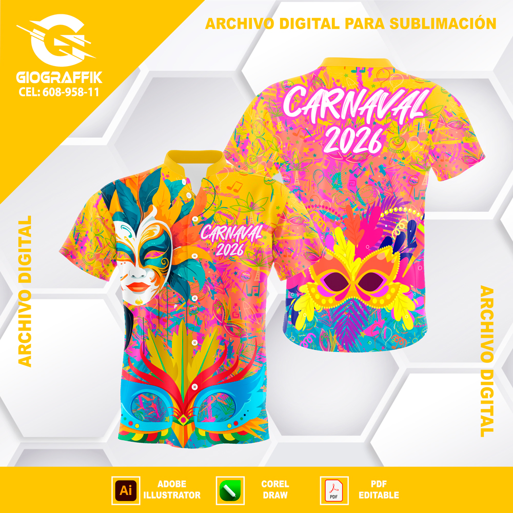 YELLOW MASCARA CARNAVAL GRUNGE CIAN