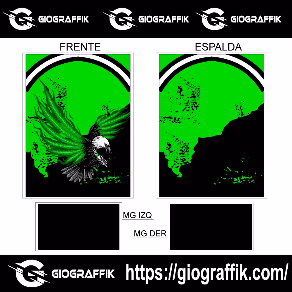 AGUILA GREEN GRUNGE BLACK - Imagen 3