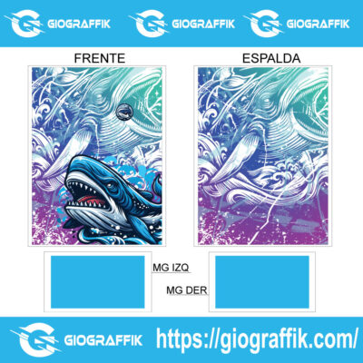 BALLENA BLUE GRUNGE WHITE CIAN