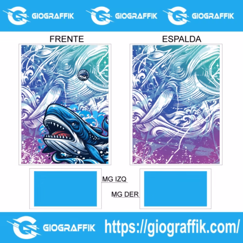 BALLENA BLUE GRUNGE WHITE CIAN