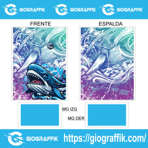 BALLENA BLUE GRUNGE WHITE CIAN