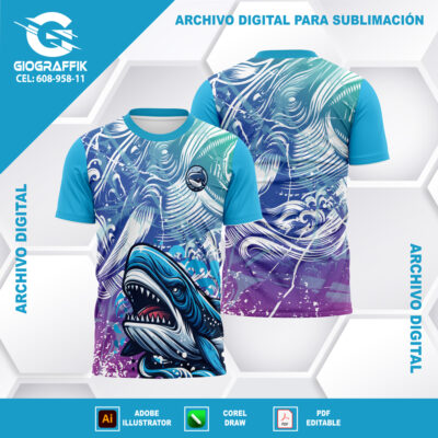 BALLENA BLUE GRUNGE WHITE CIAN