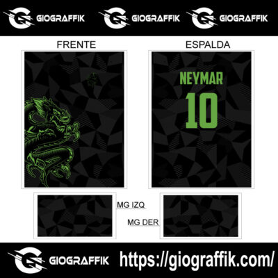 DRAGON GREEN TRAMA BLACK