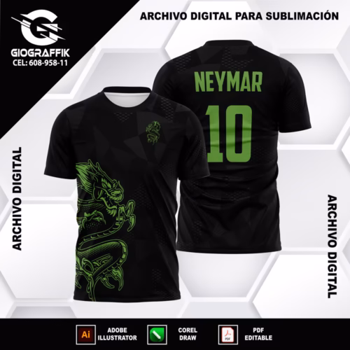 DRAGON GREEN TRAMA BLACK