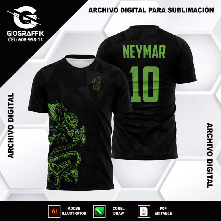 DRAGON GREEN TRAMA BLACK