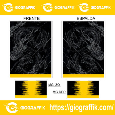 DRAGON PLATEADO YELLOW