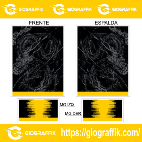 DRAGON PLATEADO YELLOW