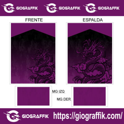 DRAGON TRAMA NUBES MORADO