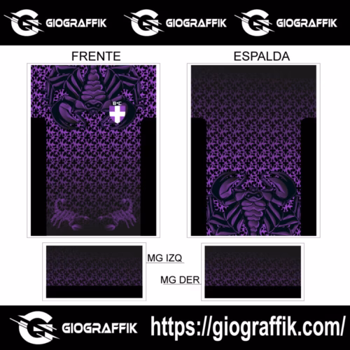 ESCORPION DEGRADE PATTERN MORADO