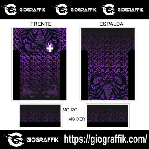 ESCORPION DEGRADE PATTERN MORADO