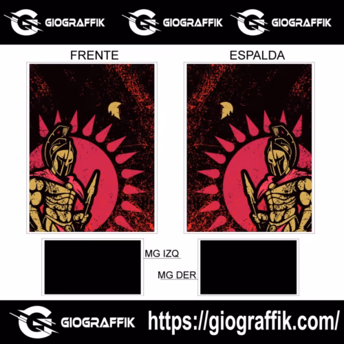 ESPARTANO CREMA GRUNGE RED