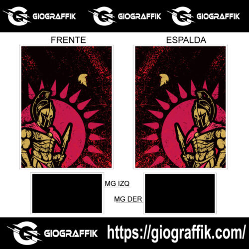 ESPARTANO CREMA GRUNGE RED