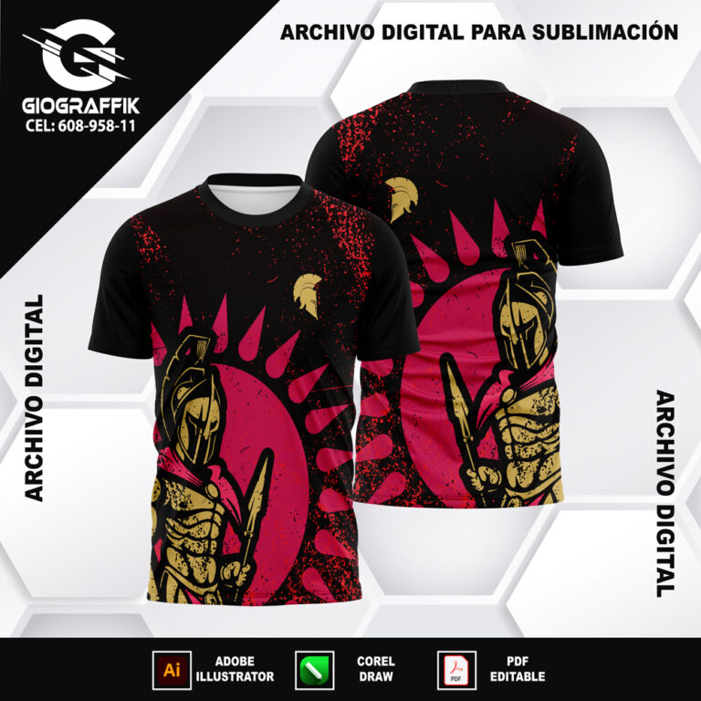 ESPARTANO CREMA GRUNGE RED