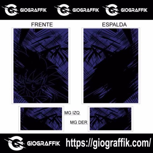 GOKU GEOMETRICO BLUE
