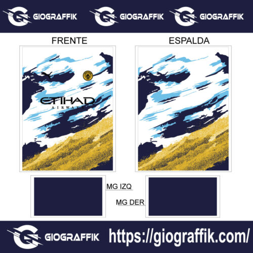 MANCHESTER CITY GRUNGE BLUE MANCHAS