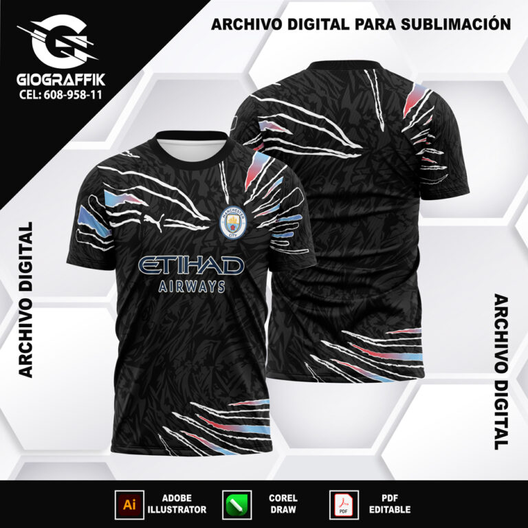 MANCHESTER CITY GRUNGE PLOMO