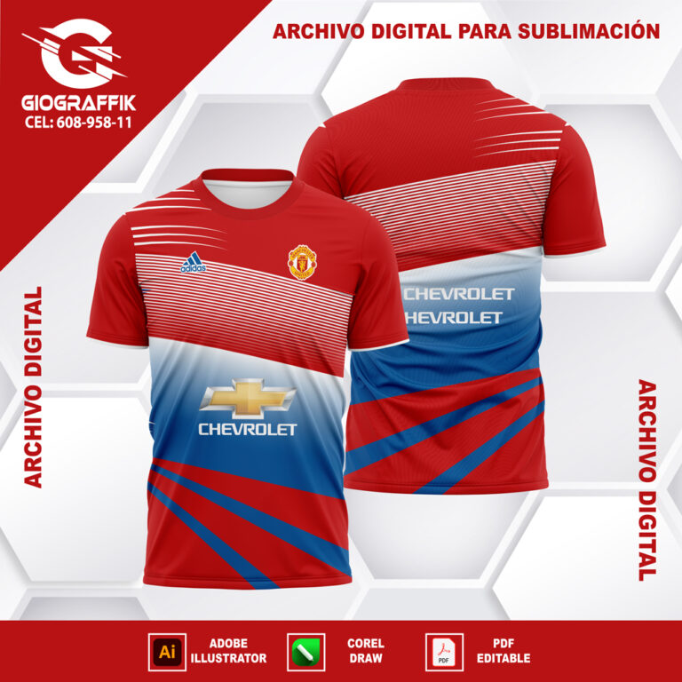 MANCHESTER UNITED CONCEPT GEOMETRIC RED