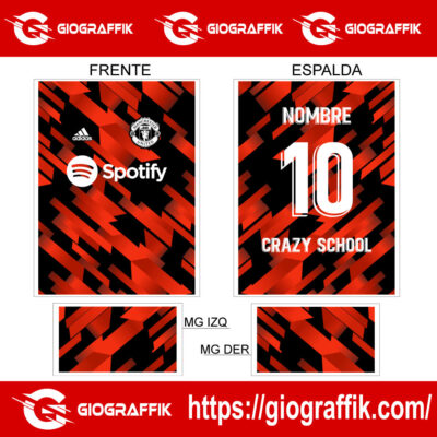 MANCHESTER UNITED DEGRADE GEOMETRIC