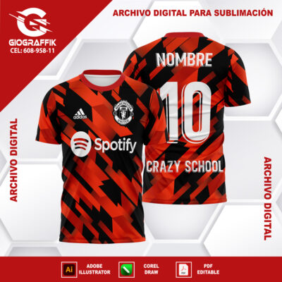 MANCHESTER UNITED DEGRADE GEOMETRIC