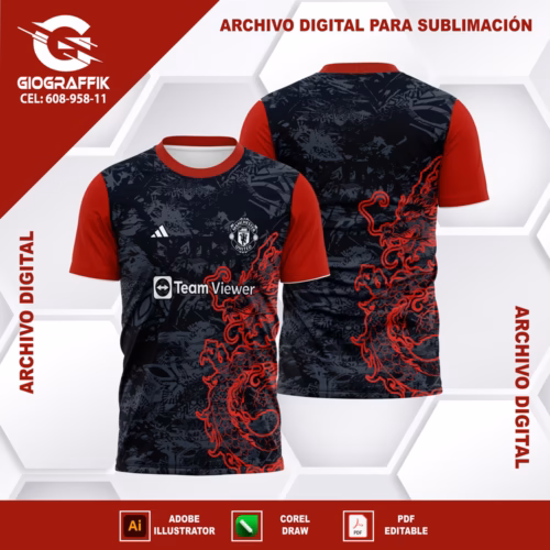 MANCHESTER UNITED EXTRA DRAGON RED