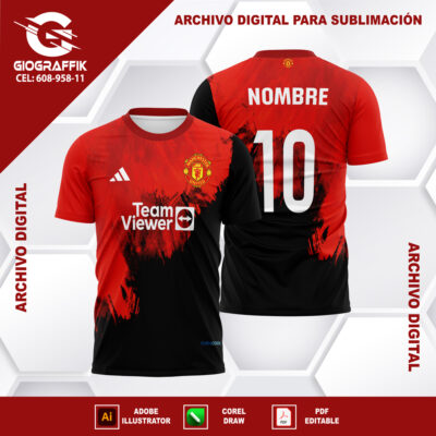 MANCHESTER UNITED FANTASY RED GRUNGE