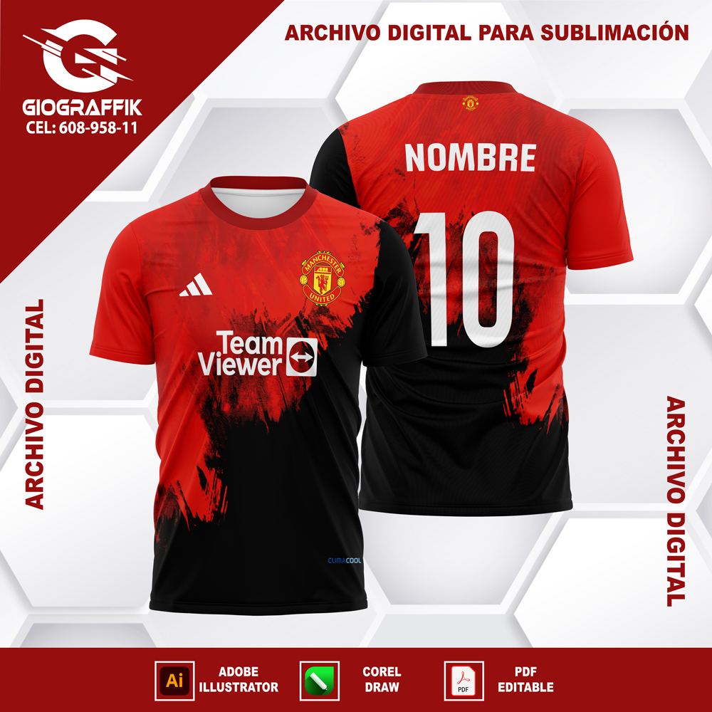 MANCHESTER UNITED FANTASY RED GRUNGE