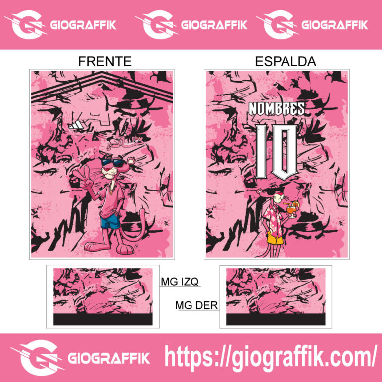 PANTERA ROSA NICE PLAYA GRUNGE