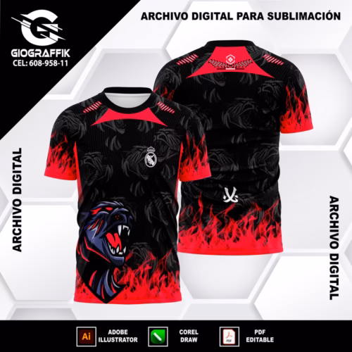 REAL MADRID BLACK MASCOTA RED LLAMAS